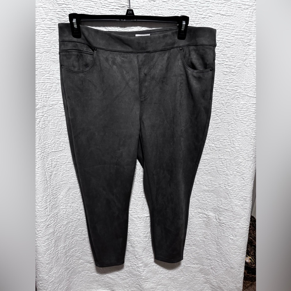 Westbound women’s faux suede skinny fit pants